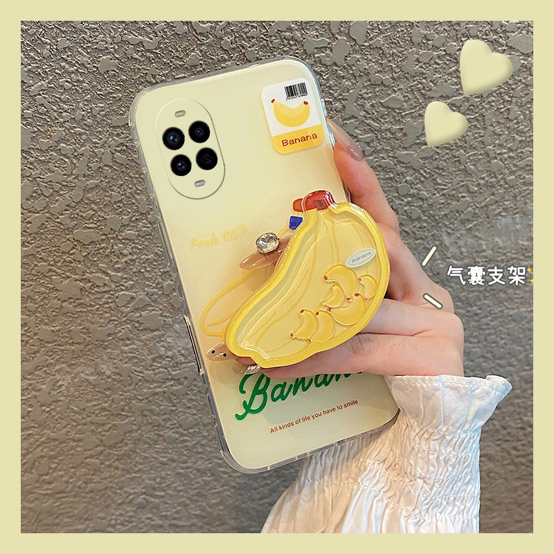 ins风香蕉西瓜适用华为nova14手机壳novo13pro立体12ultra摇摇乐11支架10z水果9se小众8个性7i/6/5/4e活力版p