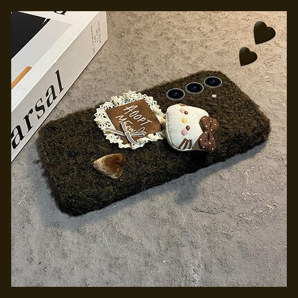 蕾丝爱心kt猫适用三星s25edge手机壳s24plus卡通s23+十s22毛绒s21fe秋冬季s20ultra立体s10冬天s9软s8/note20