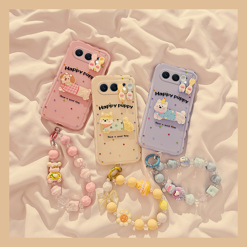 小狗餐具适用华为荣耀500手机壳500pro立体五百挂链por糖果色huawei卡通honor趣味少女心可爱手提新款硅胶软p,3C数码配件,手机保护套/壳,淘宝优惠券,粉丝福利购,淘宝优惠卷