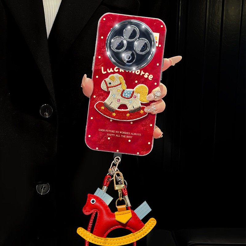 波点刺绣木马小马适用vivoy500手机壳y300pro挂绳y200i挂件y100挂绳y78+新年y77软y76s十y73s/y70s/y51s/y53s,3C数码配件,手机保护套/壳,淘宝优惠券,粉丝福利购,淘宝优惠卷