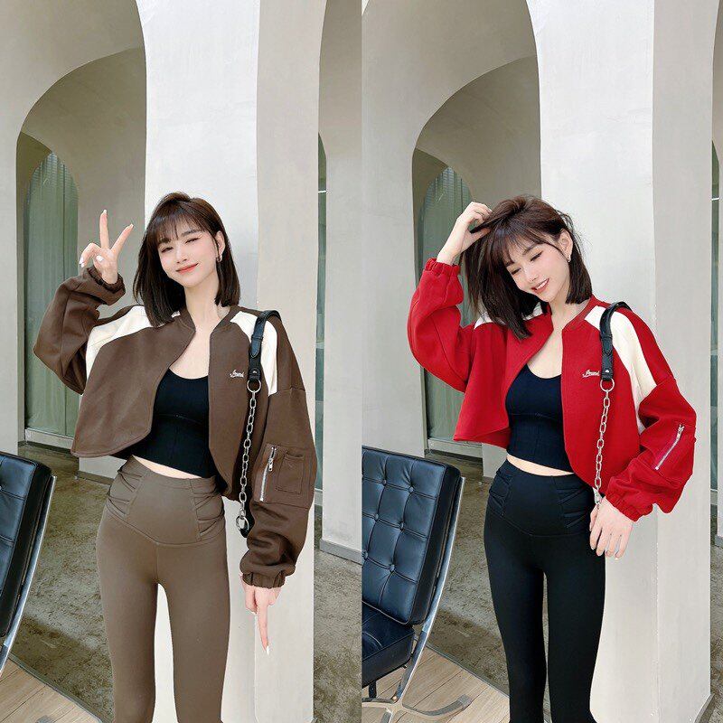 卡卡女装官方旗舰正品美式棒球服卫衣外套百搭显瘦短款长袖上衣女