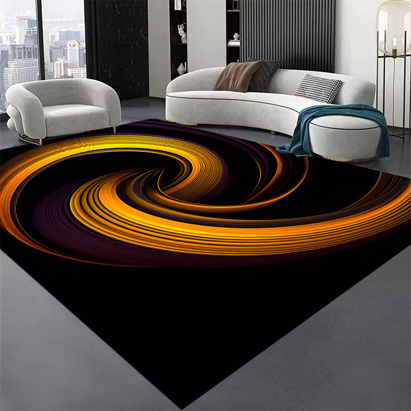客厅黑白抽象错觉茶几垫家用个性旋涡地毯视觉效果立体眩晕地垫,居家布艺,地毯,淘宝优惠券,粉丝福利购,淘宝优惠卷