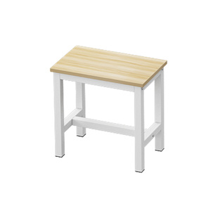 简易钢木课桌椅子单个长条凳子休闲凳子加固椅子休息休闲长条凳子