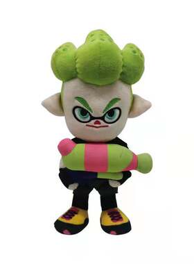 跨境新款喷射战士2 switch splatoon2 毛绒玩具卡通游戏公仔玩偶