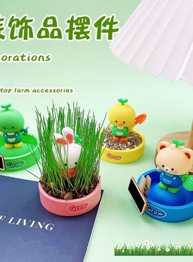 礼品农场摆件家居小兔卡通面可