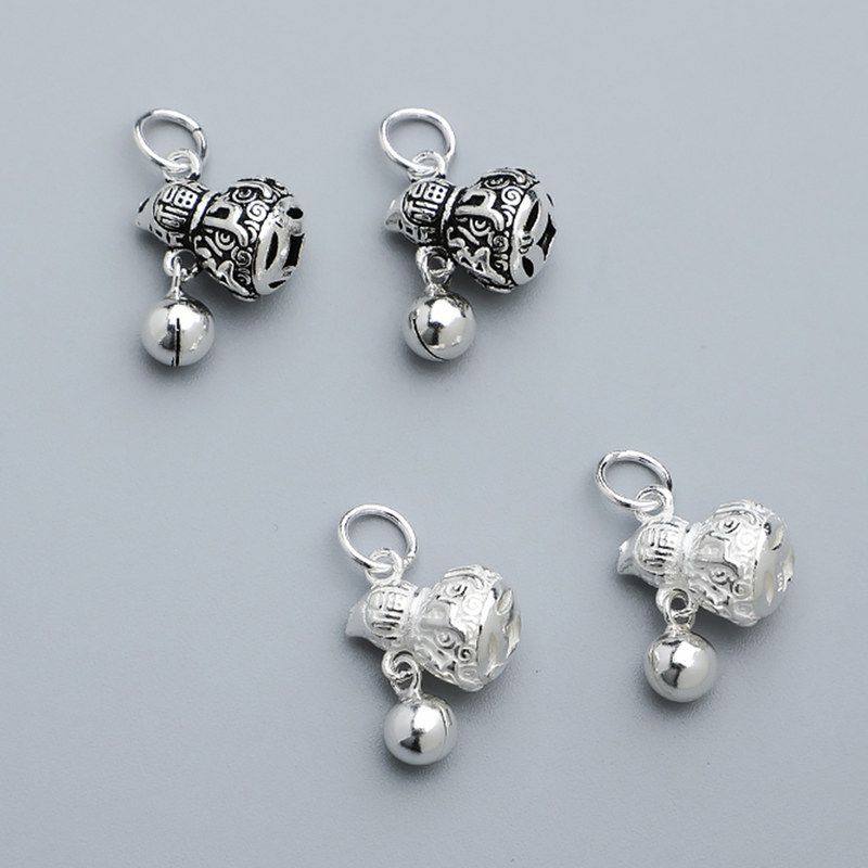 纯银DIY配件真言福字铃铛挂件葫芦六字吊坠手工串珠手链S925泰银,饰品/流行首饰/时尚饰品新,其他DIY饰品配件,淘宝优惠券,粉丝福利购,淘宝优惠卷