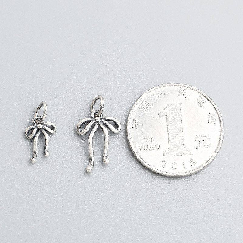 吊坠手工DIY串珠蝴蝶结纯银泰银珍珠项链配件链挂件风锁骨S925ins,饰品/流行首饰/时尚饰品新,其他DIY饰品配件,淘宝优惠券,粉丝福利购,淘宝优惠卷