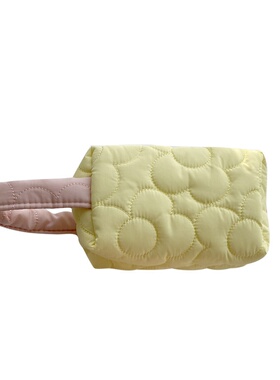 110225 韩国ins日系绗绣涤纶花朵化妆包收纳整理袋随身便携笔袋女