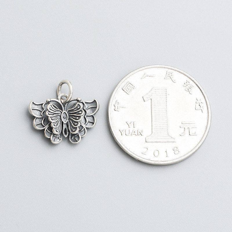 配件ins串珠手链吊坠蝴蝶DIY手工饰品项链泰银编绳风纯银s925挂件,饰品/流行首饰/时尚饰品新,其他DIY饰品配件,淘宝优惠券,粉丝福利购,淘宝优惠卷