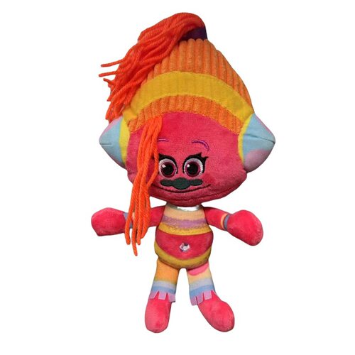 跨境魔发精灵TROLLS BAND TOGETHER毛绒玩具卡通波比布兰奇玩偶