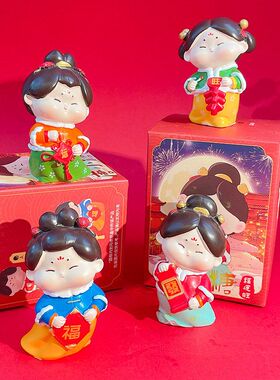 桌面创意树脂装饰品礼物摆件小