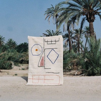 迪森几何线条民族风卧室客厅茶几床边地垫民宿地毯好打理可机洗