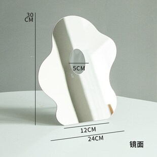 饰摆件盒 亚克力镜面创意花瓶简约鲜花干花仿真花插花器玄关客厅装