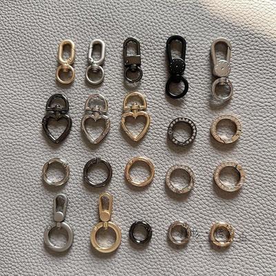 手机挂绳旋转环扣爱心扣旦形扣