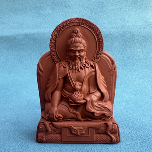 手工制作（10公分）唐东杰布 陶土烧制 擦擦 小佛像