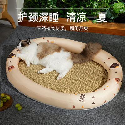 猫窝夏季凉席四季通用