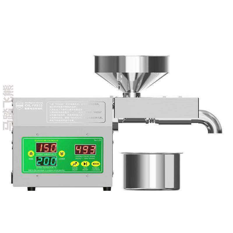 小型机械厂油炸电动农产品核桃油家用电器榨油机芝麻油食品加工_