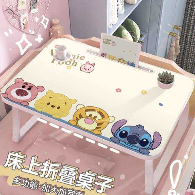 儿童桌女床上懒人卧室小桌子可折叠办公桌写字笔记本电脑书桌小桌