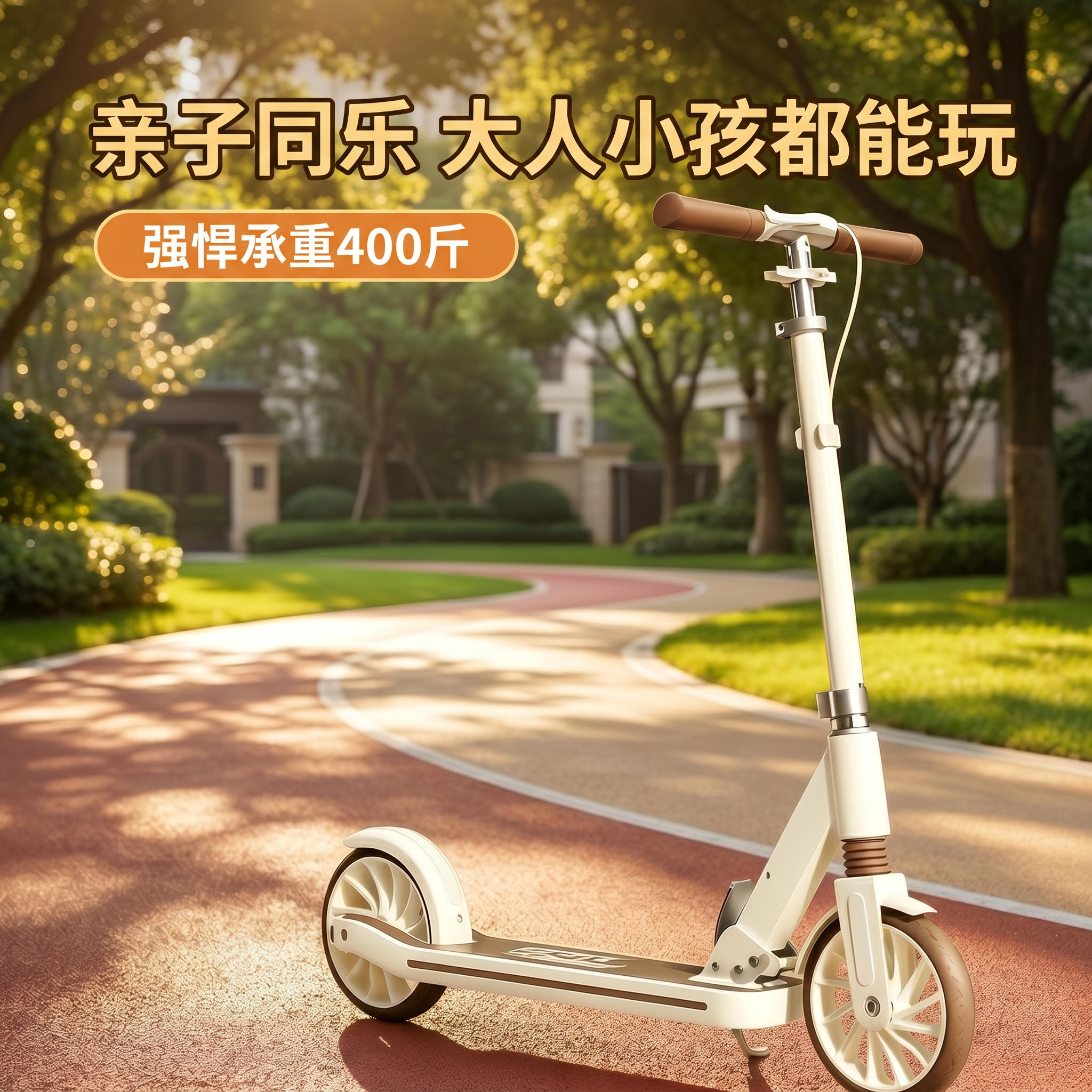 儿童滑板车中大童6到12岁8可转弯2026新款两轮大人专用踏板车女孩