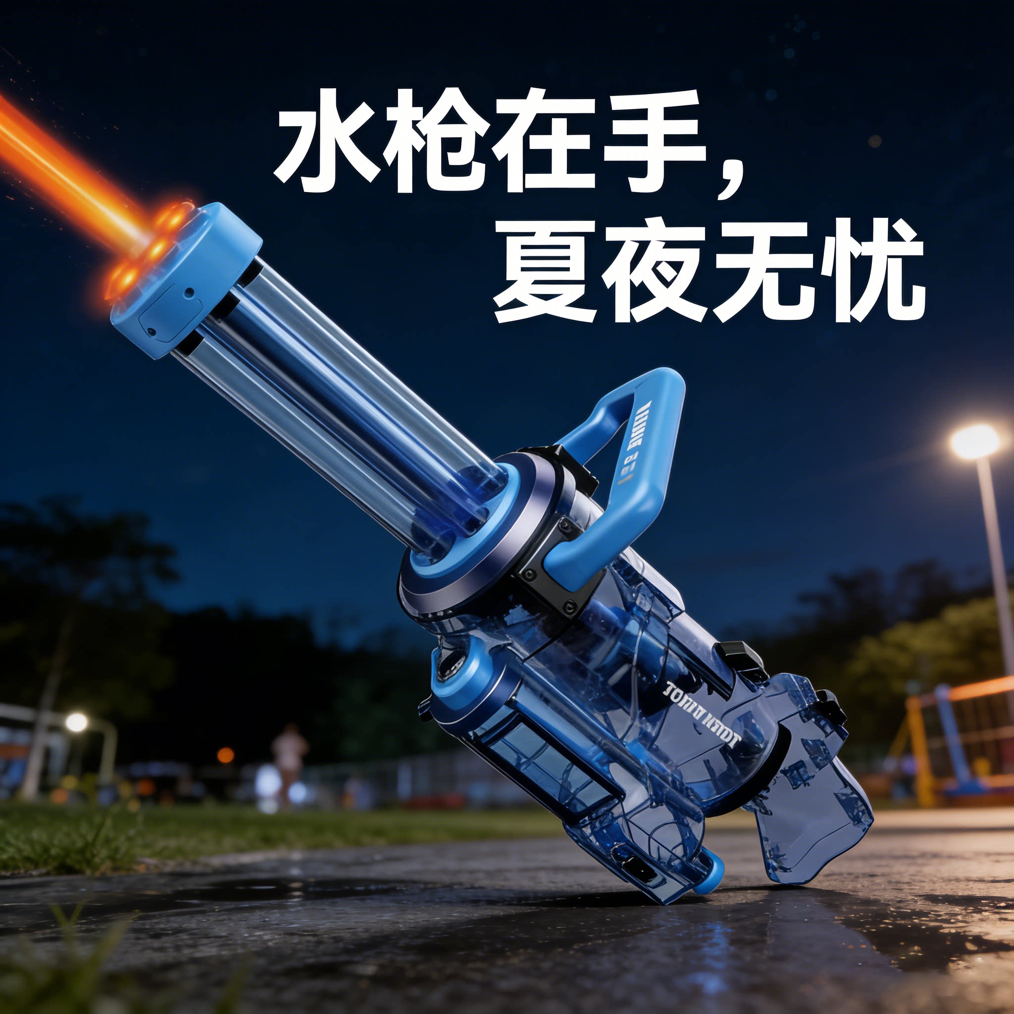 泼水节儿童加特林高压远射水枪