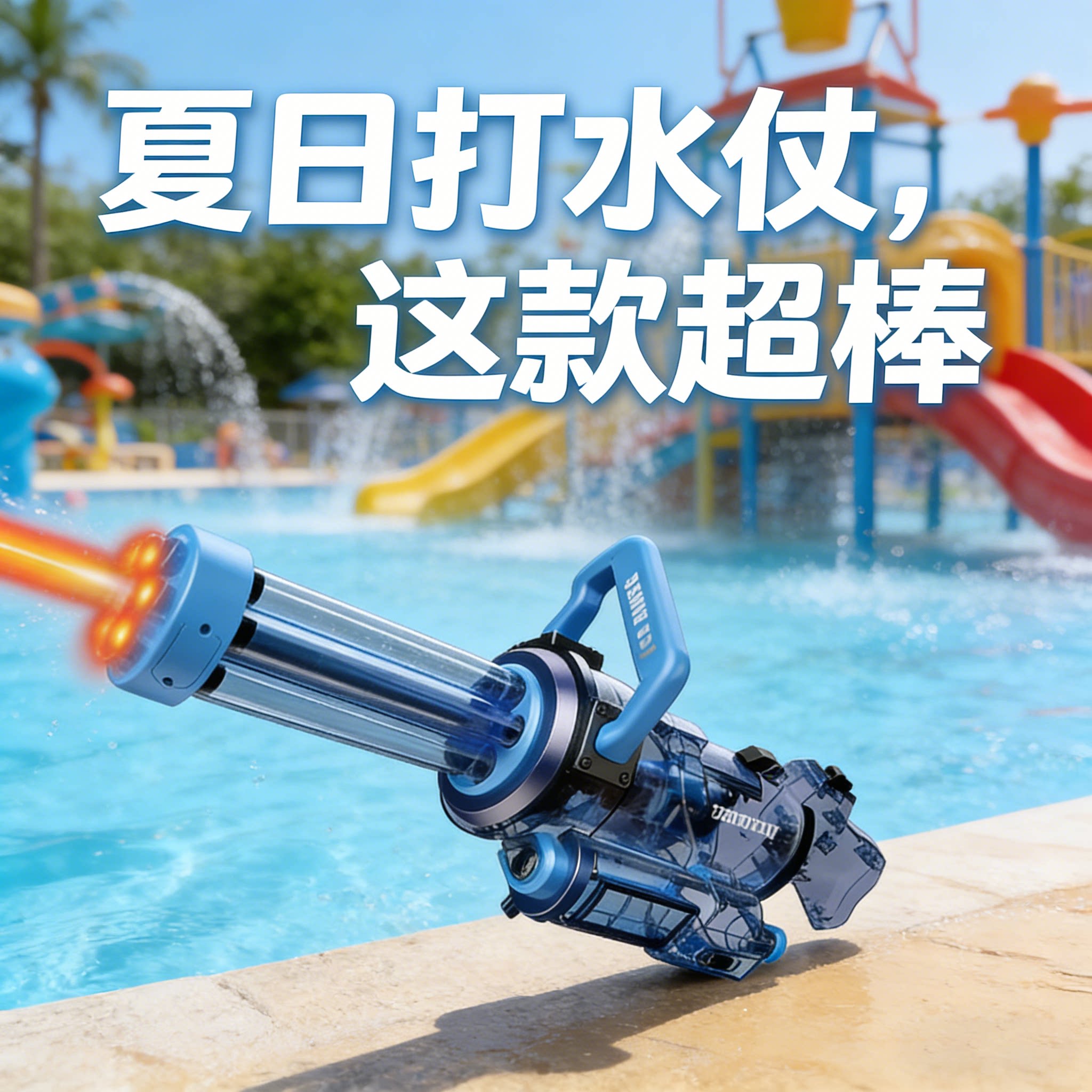 2026电动加特林大容量连发水枪