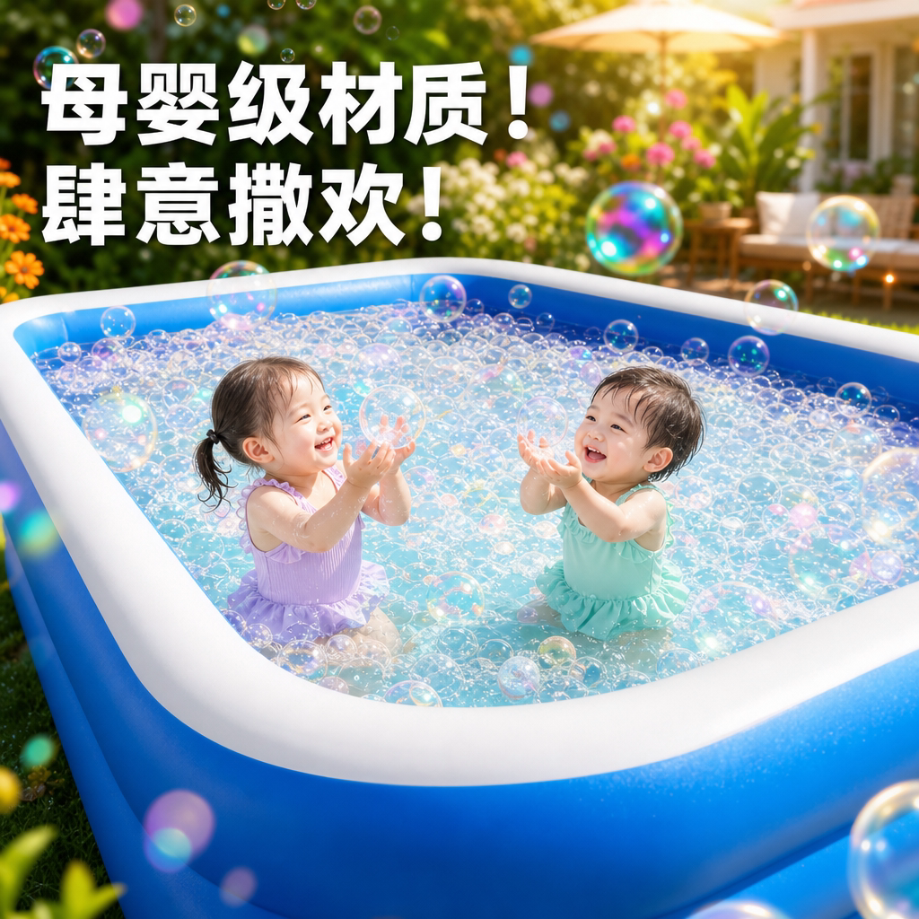 夏季充气钓鱼池宝宝生日礼物