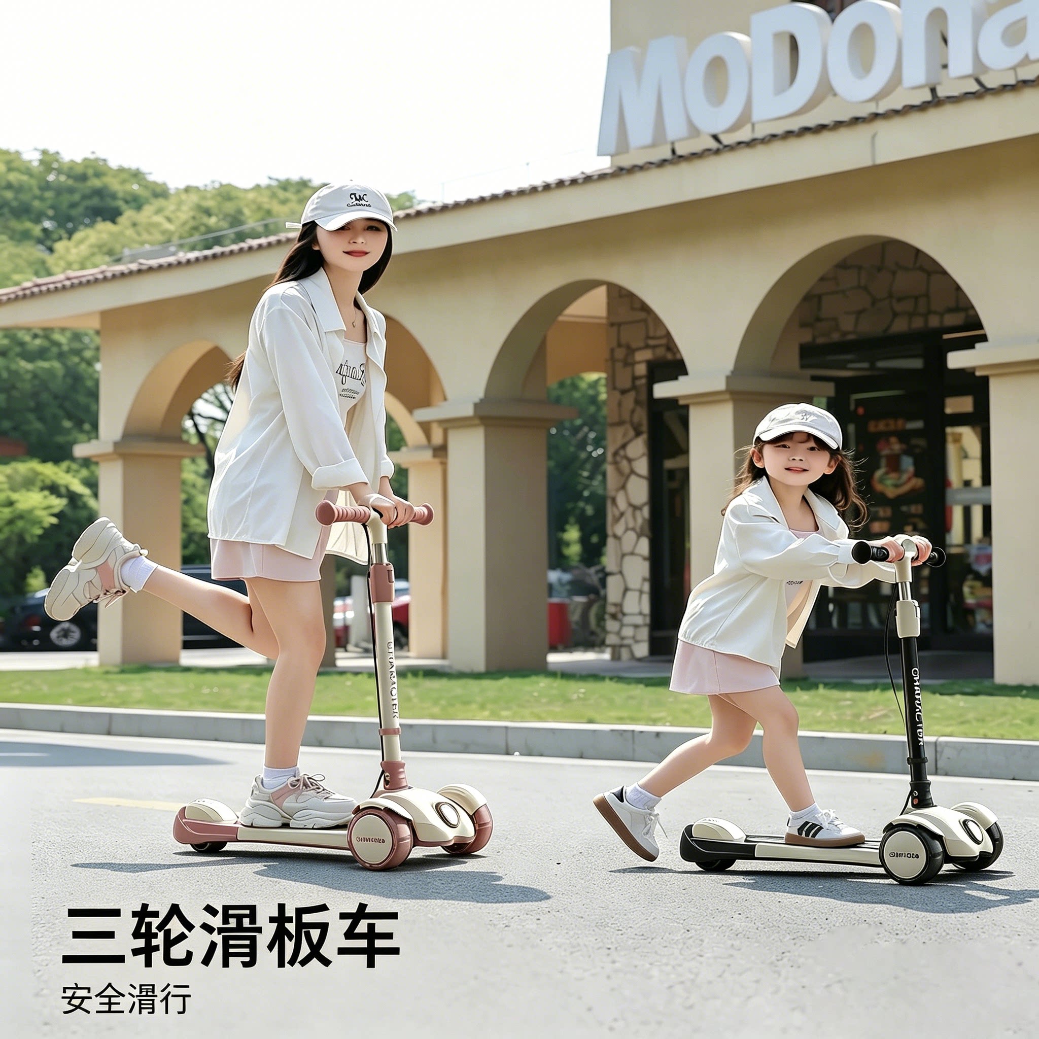 滑板车6到12岁儿童三合一可坐可骑3到6岁2026新款三轮平衡可转弯