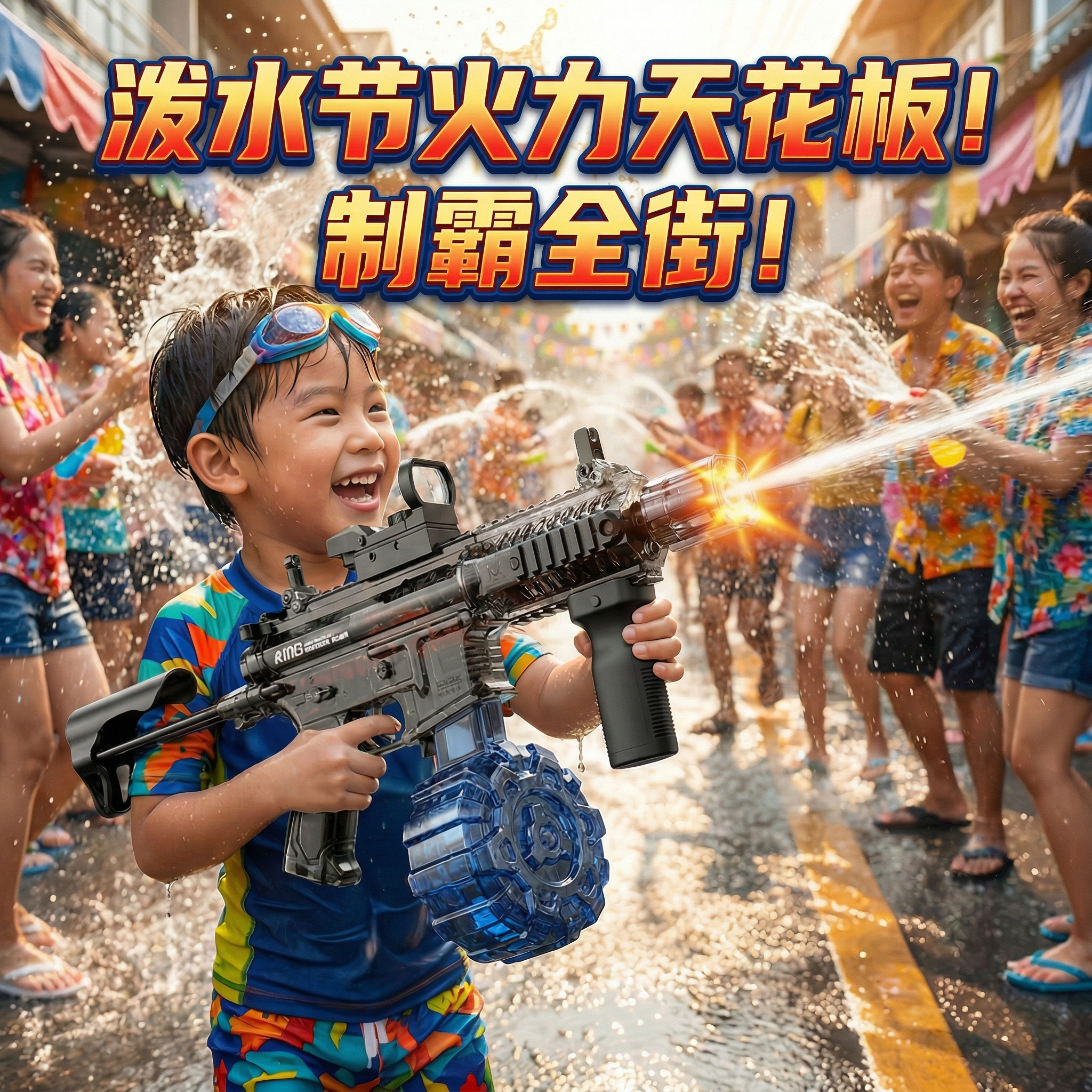 水枪泼水节神器高压强力射程远大容量电动连发黑科技ARP92026新款