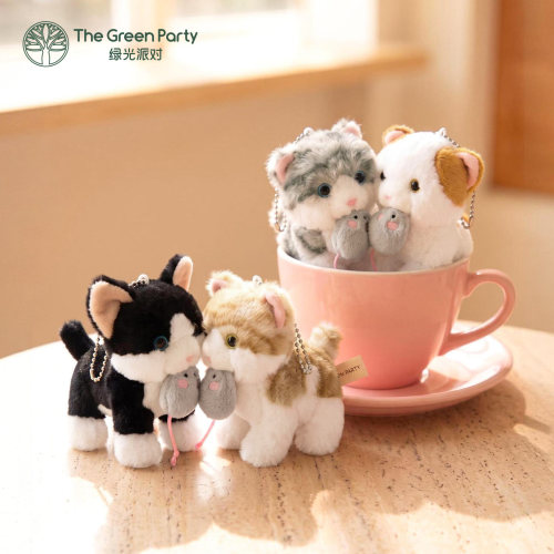 TheGreenParty黛西站姿小猫玩偶