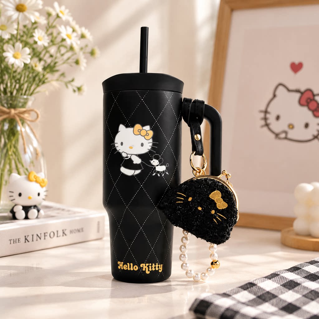 日本hellokitty316不锈钢保温杯