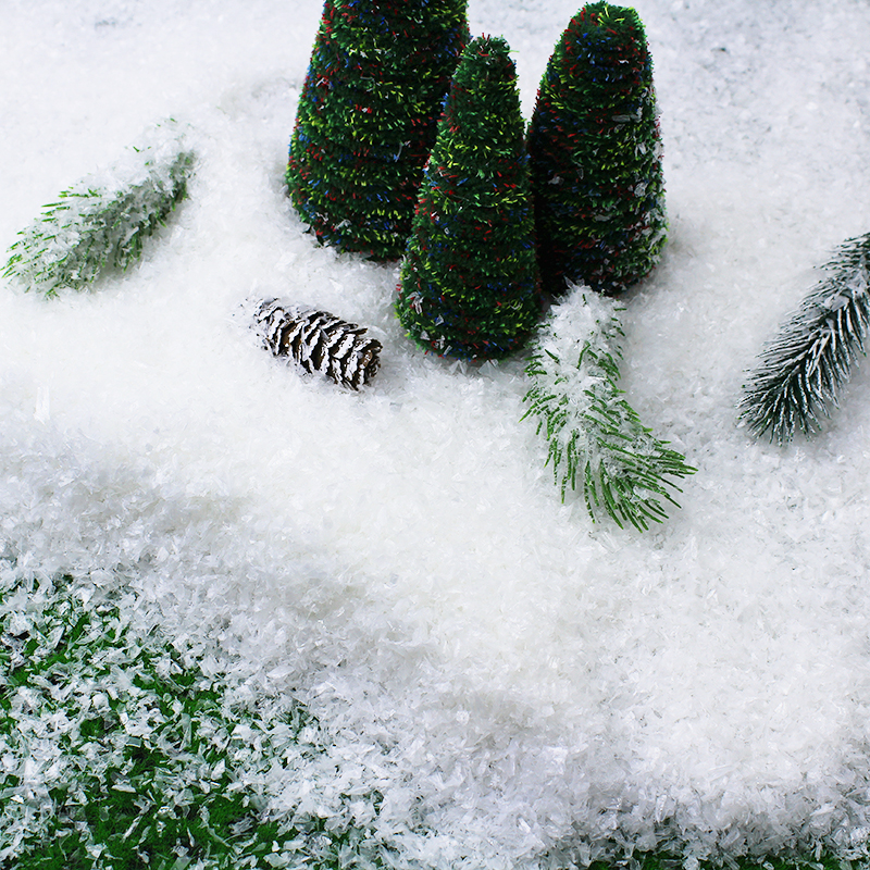 人造雪干雪大面积雪拍照现货雪人