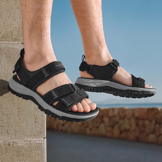 斯凯奇男士凉鞋2026年夏季新品户外沙滩鞋外穿拖鞋防滑溯溪凉拖鞋