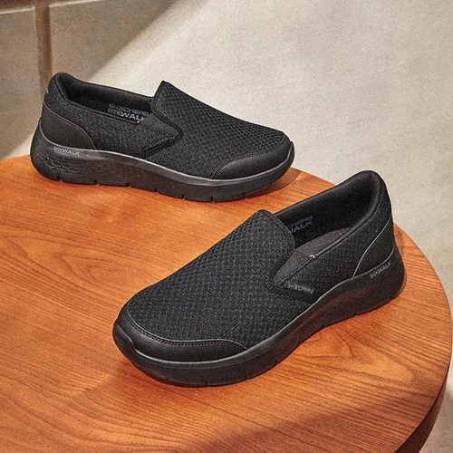 斯凯奇新款男鞋减震散步鞋健步鞋舒适轻便休闲运动一脚蹬舒适轻质