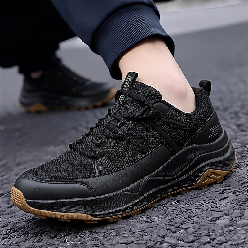 斯凯奇春夏季男鞋户外徒步登山鞋休闲运动鞋舒适透气防滑耐磨抓地