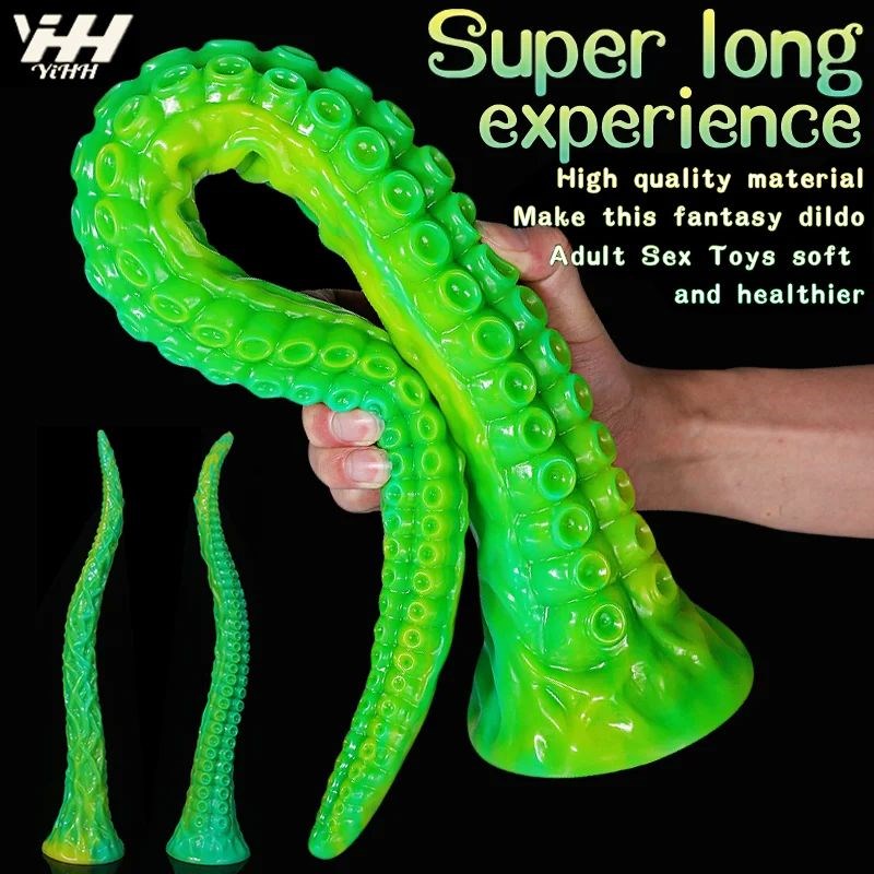 Long Butt Plug Silicone Long Anal Plug Tentacle Dildo Penis