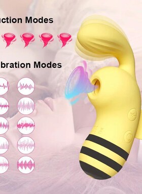 2in1 Clitoris Sucker Finger Vibrator Oral Nipple Stimulator
