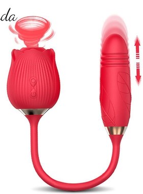 Rose Toy Sucking Vibrator for Women Nipple Clitoris Stimulat