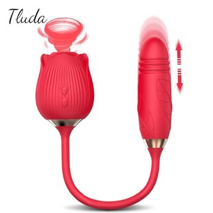 Rose Toy Sucking Vibrator for Women Nipple Clitoris Stimulat