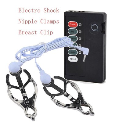 Electro Stimulation Therapy Teaser Electric Shock Nipple Cla