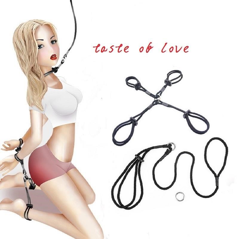 Sex Cotton Bondage Restraint Rope Slave Roleplay Toys for Co