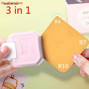 3 In 1 Multi-Corner Corner Rounder Punch R4 R7 R10 3 Way Cor