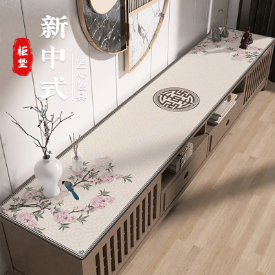 【鎏金硅】高端新中式电视柜桌垫