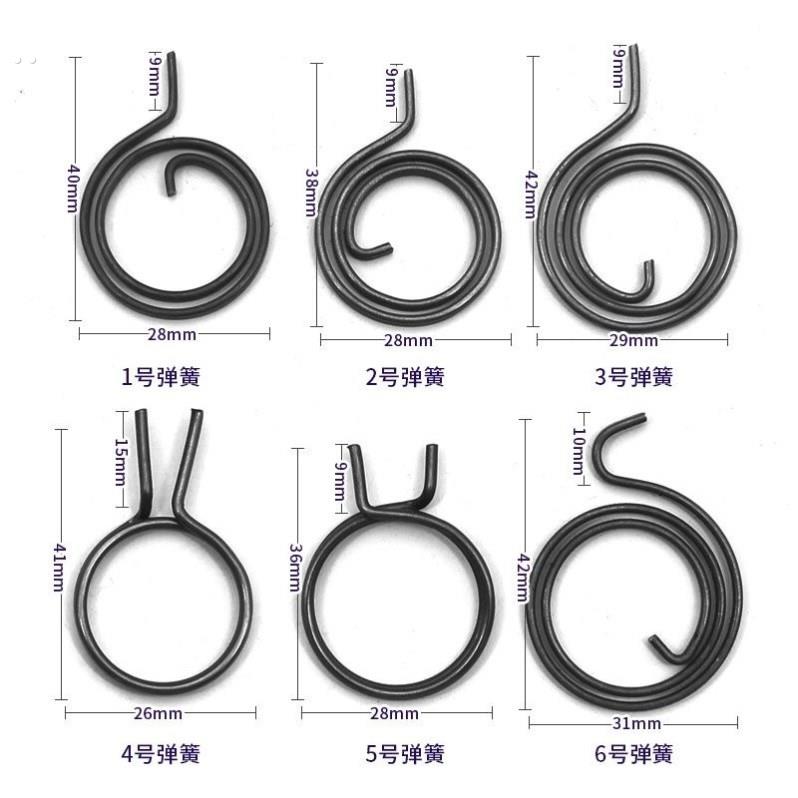 防盗门复位扭簧绣钢大门锁具配件门锁把手簧弹通用防盗锁弹簧大全