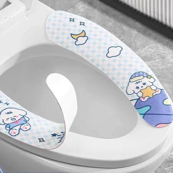 四季通用家用马桶坐垫贴舒适冬季马桶圈粘贴式可水洗薄款马桶座垫,家庭/个人清洁工具,马桶套/马桶座圈,淘宝优惠券,粉丝福利购,淘宝优惠卷