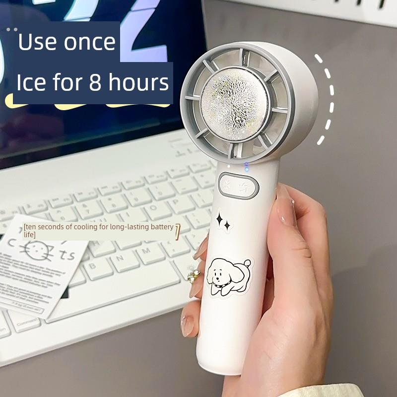 制冷手持小风扇与长电池寿命半导体迷你便携式可充电电风扇冷却神