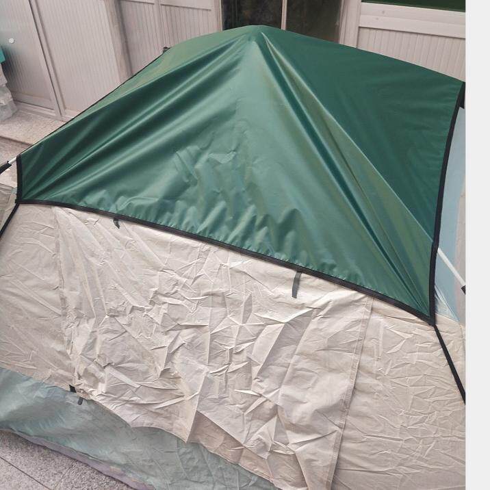 帐篷防雨顶盖配件 -4人帐篷顶盖顶布防雨防晒遮阳外罩布户外用品