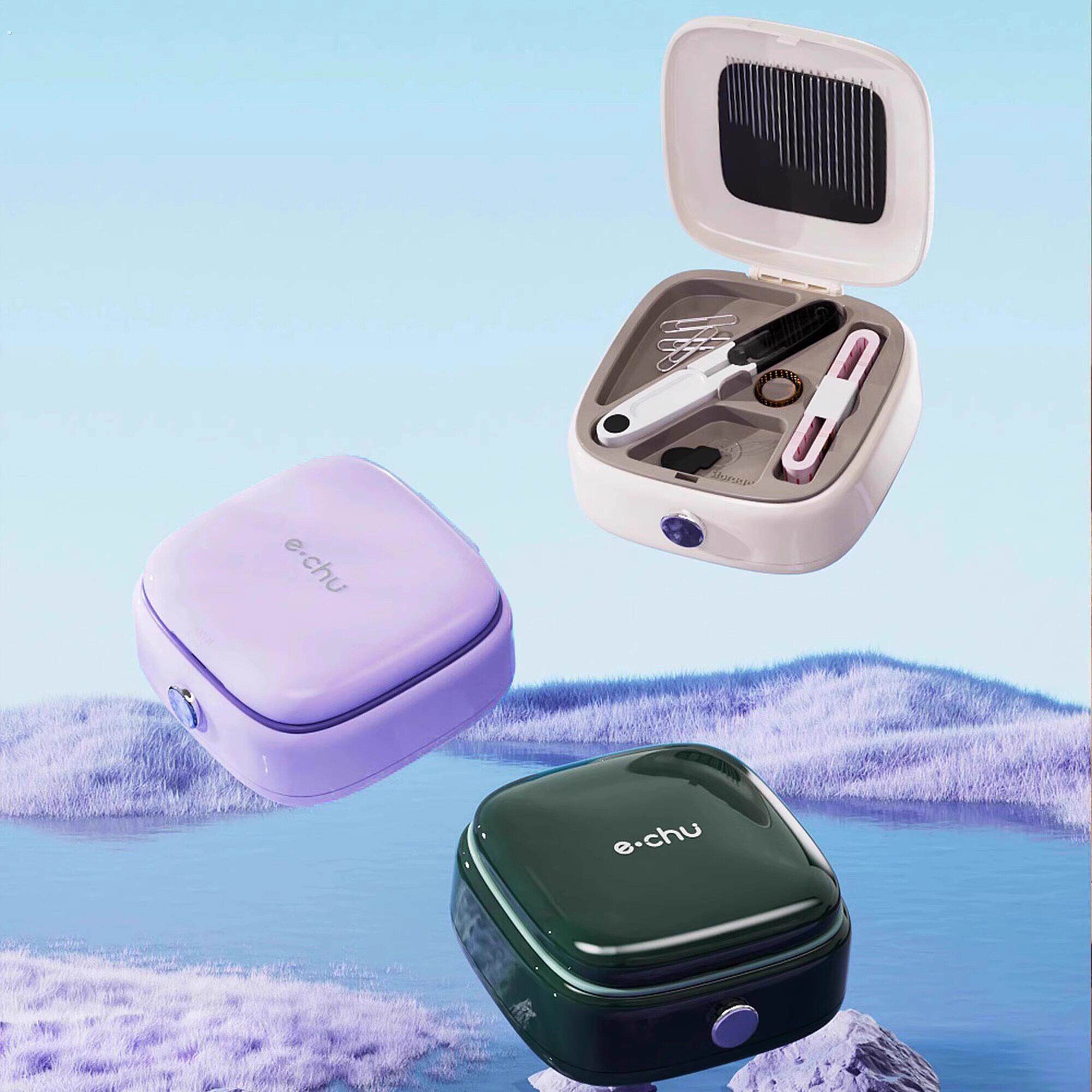 磁吸针线盒迷你家用便携线盒缝纫工具缝衣针线缝补线多功能针盒