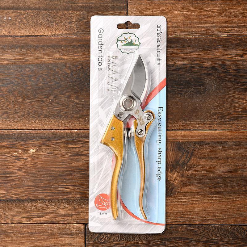 新款新款园艺剪刀粗枝SK5剪树枝专用果树修枝园林剪枝修花艺花剪