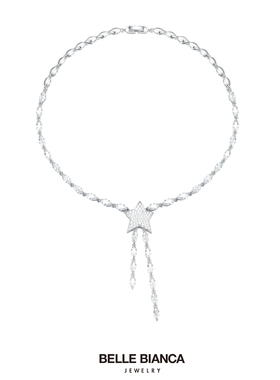 BELLEBIANCA星梦奇缘流苏项链 轻奢优雅小众感设计锁骨链