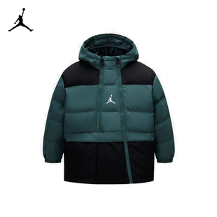 AIR JORDAN耐克儿童羽绒服2025新款冬季加绒男童保暖羽绒外套上衣